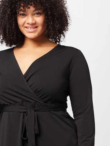 Vila Curve Bluse 'BORNEO' in Schwarz