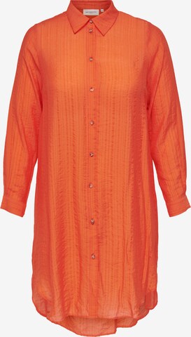 ONLY Carmakoma Shirt Dress 'Vanda' in Orange: front