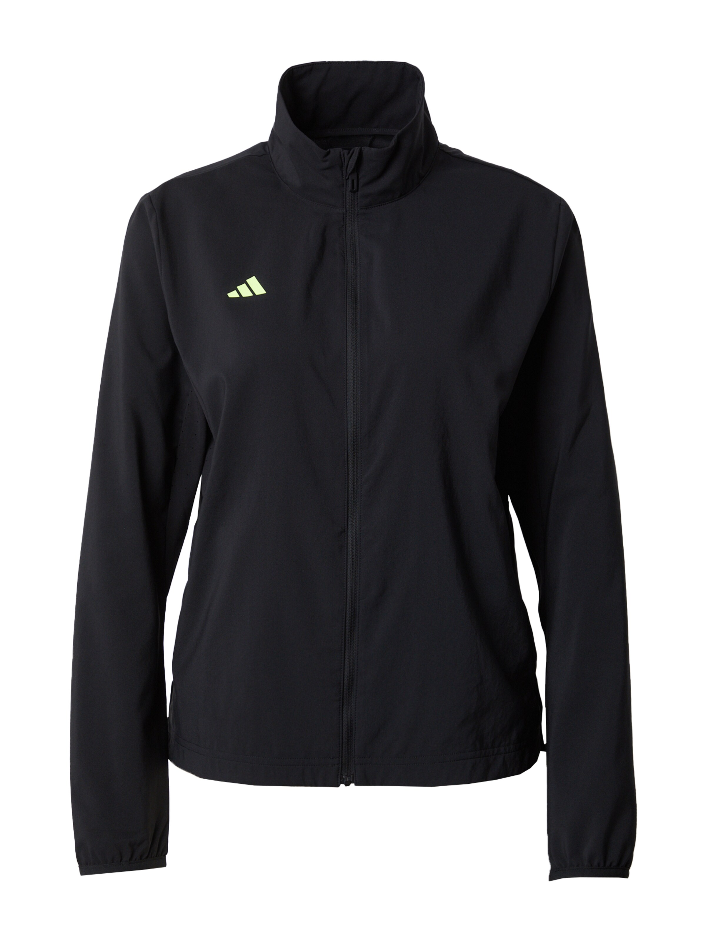 ADIDAS PERFORMANCE Αθλητικό μπουφάν 'Adizero Essentials' σε μαύρο: μπροστά