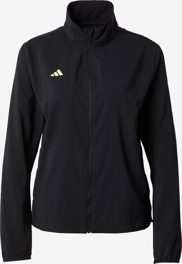 ADIDAS PERFORMANCE Sports jacket 'Adizero Essentials' in Lime / Black, Item view