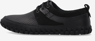 VENEZIA Lace-Up Shoes in Black: front