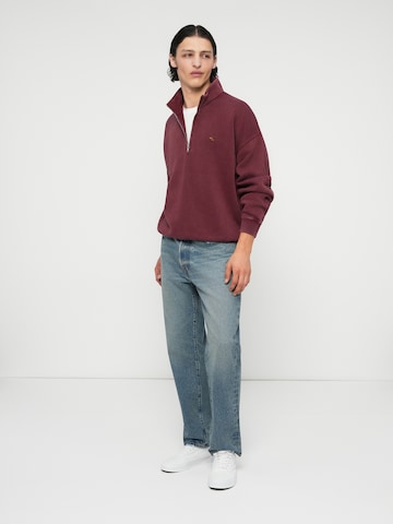 Sweat-shirt Abercrombie & Fitch en rouge