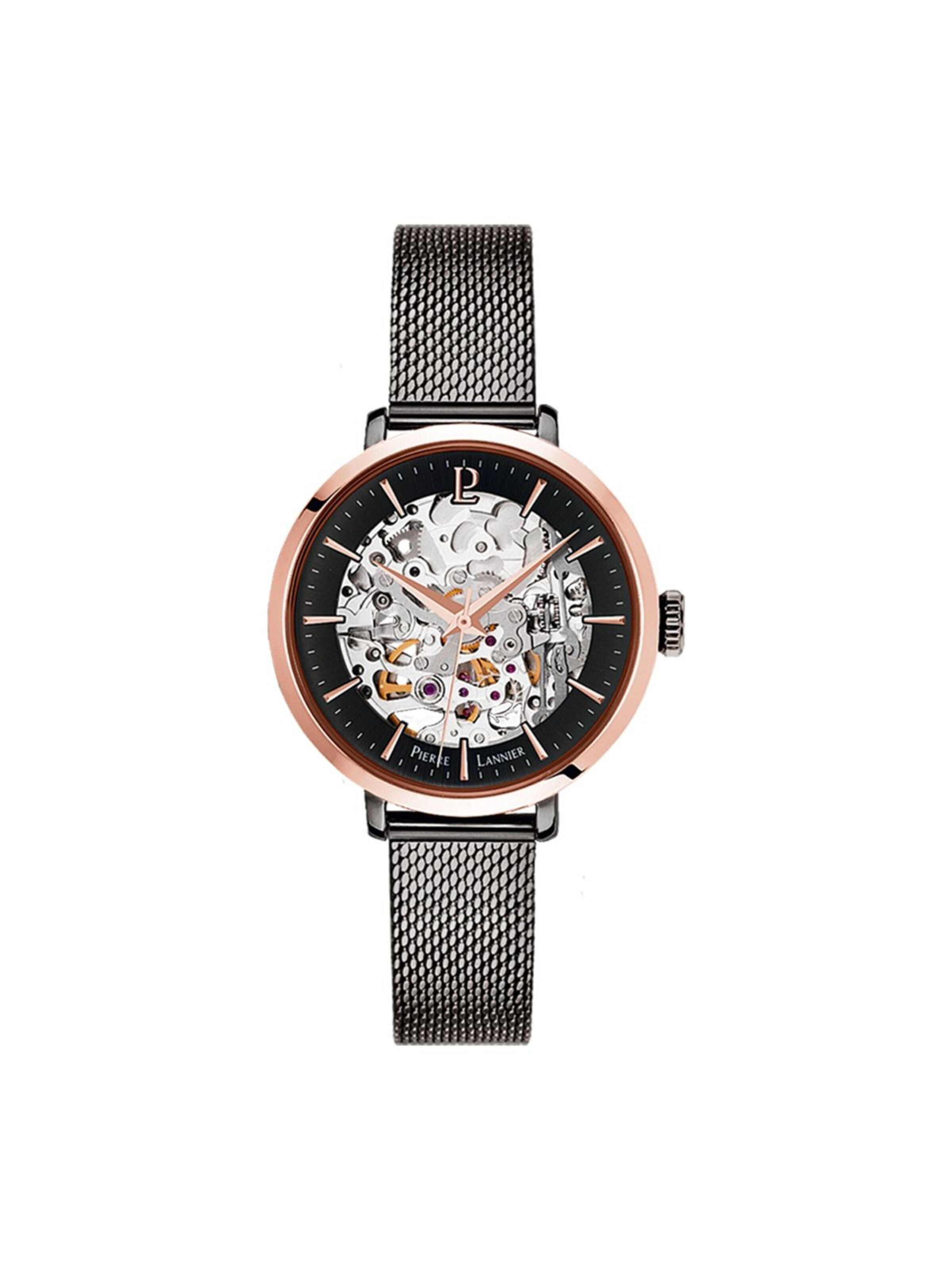 Montre à affichage analogique 'Pierre Lannier - Automatic watch Automatic - Automatic watch movement - Watch case width: 35 mm' Pierre Lannier en gris
