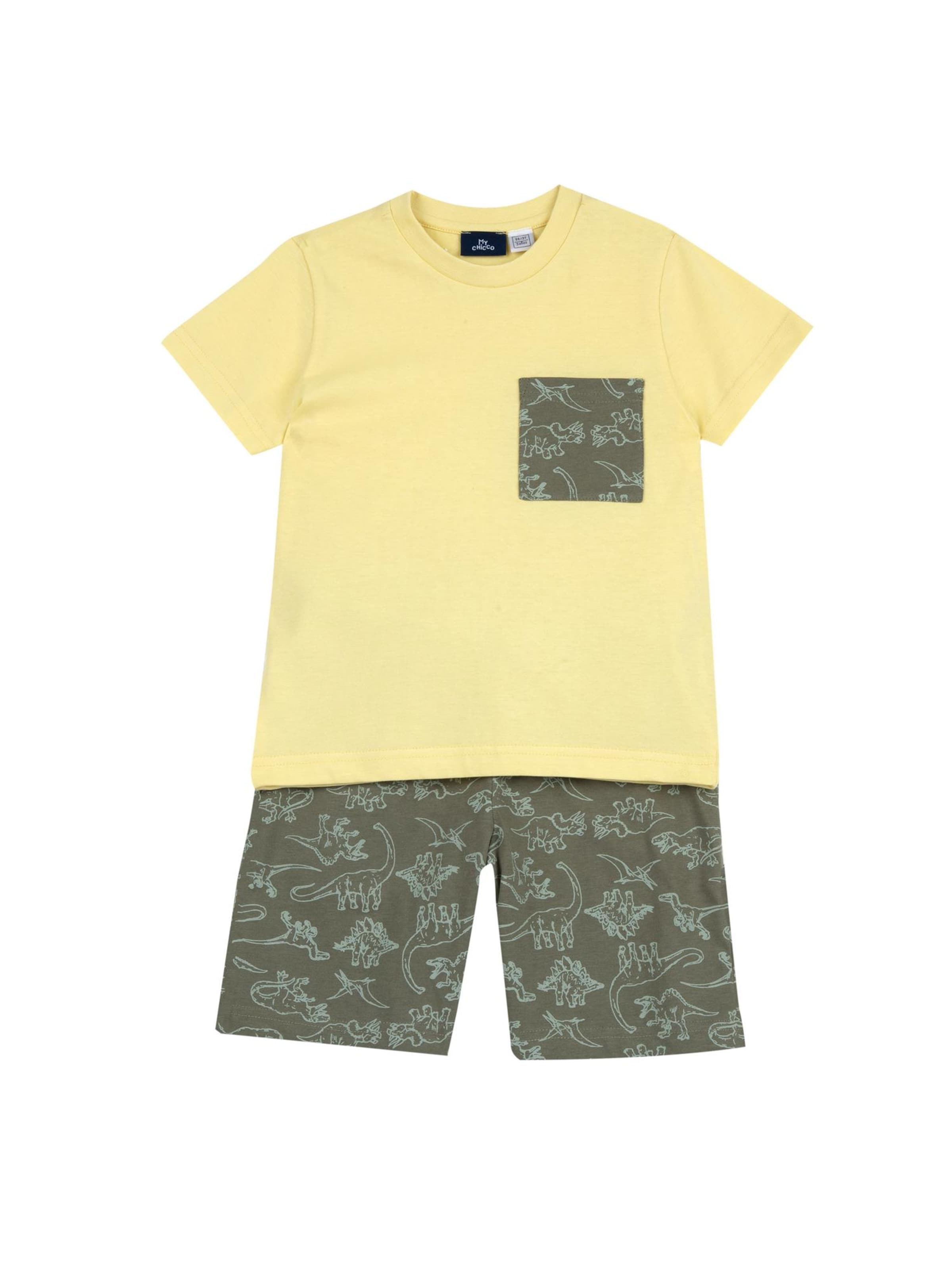 Chicco - Conjunto en amarillo: frente