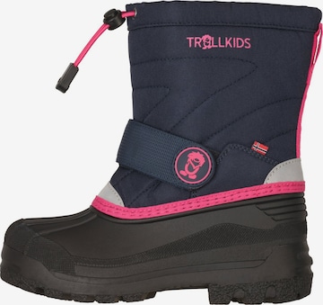 TROLLKIDS Snow Boots in Blue: front