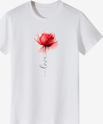 T-shirt 'Short Sleeve' LapaPlus en blanc : devant