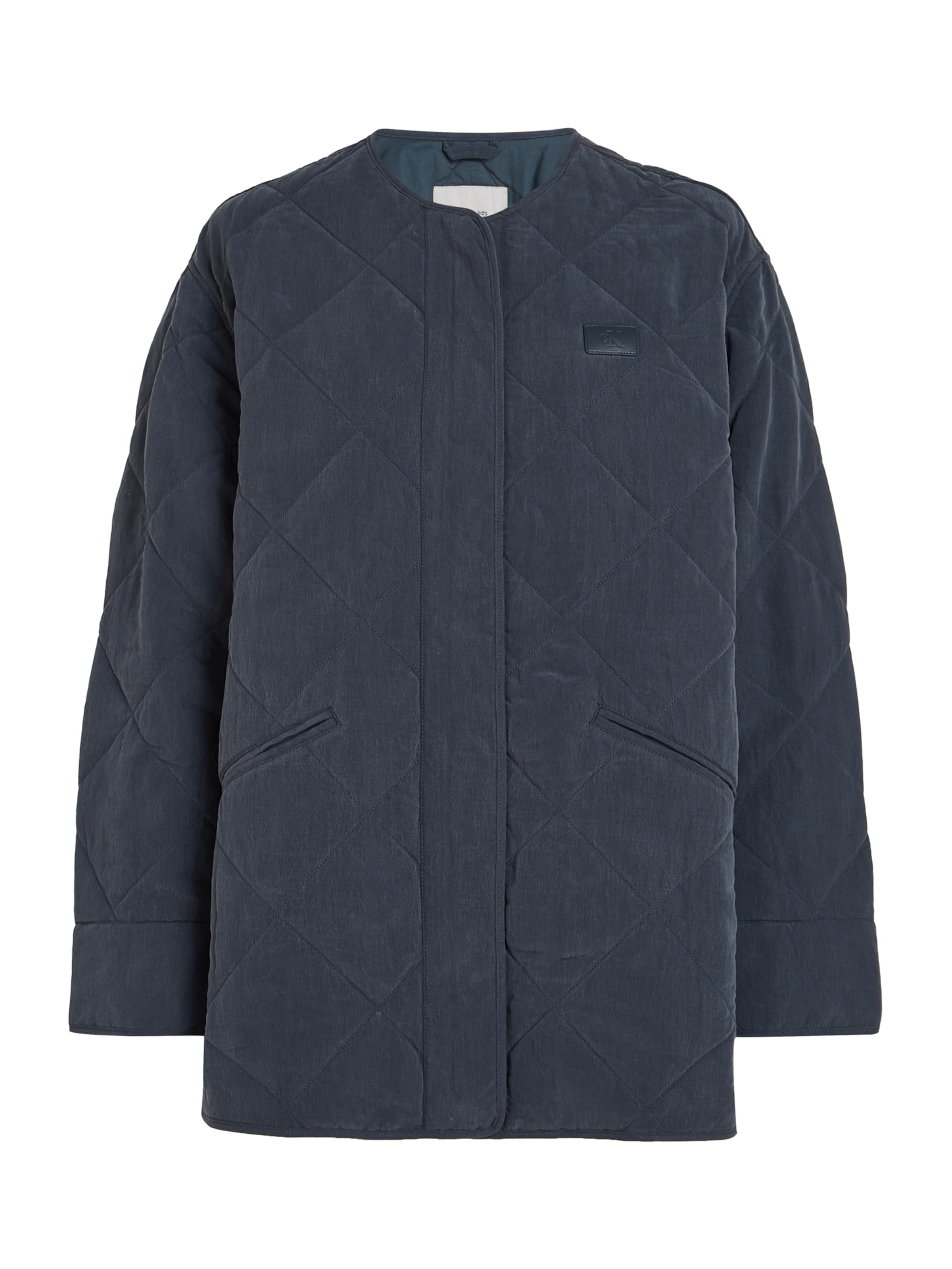 Calvin Klein Jeans Kevad-sügisjope, värv sinine: eest vaates