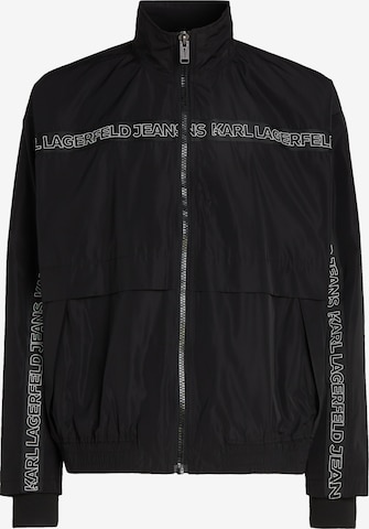 Karl Lagerfeld Демисезонная куртка в Черный: спереди