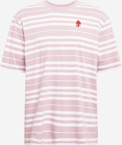 LEVI'S Shirt 'STAY LOOSE' in de kleur Olijfgroen / Pastellila / Lichtrood / Wit, Productweergave