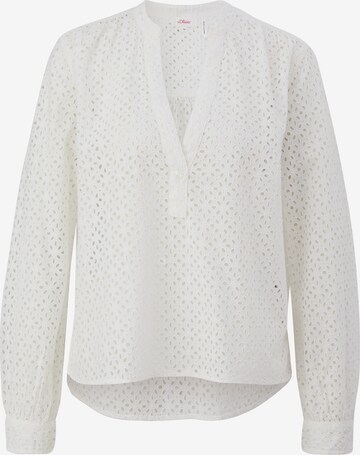 s.Oliver Blouse in Wit: voorkant