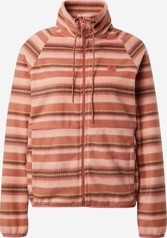 Veste en polaire BILLABONG en marron : devant