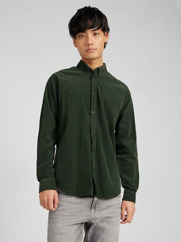 Samsøe Samsøe - Regular Fit Camisa 'Liam' em verde: frente