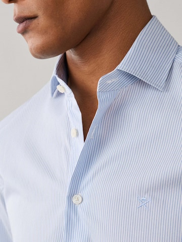 Hackett London Slim fit Overhemd in Blauw