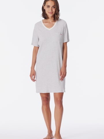 SCHIESSER Nightgown ' Casual Nightwear ' in Grey: front