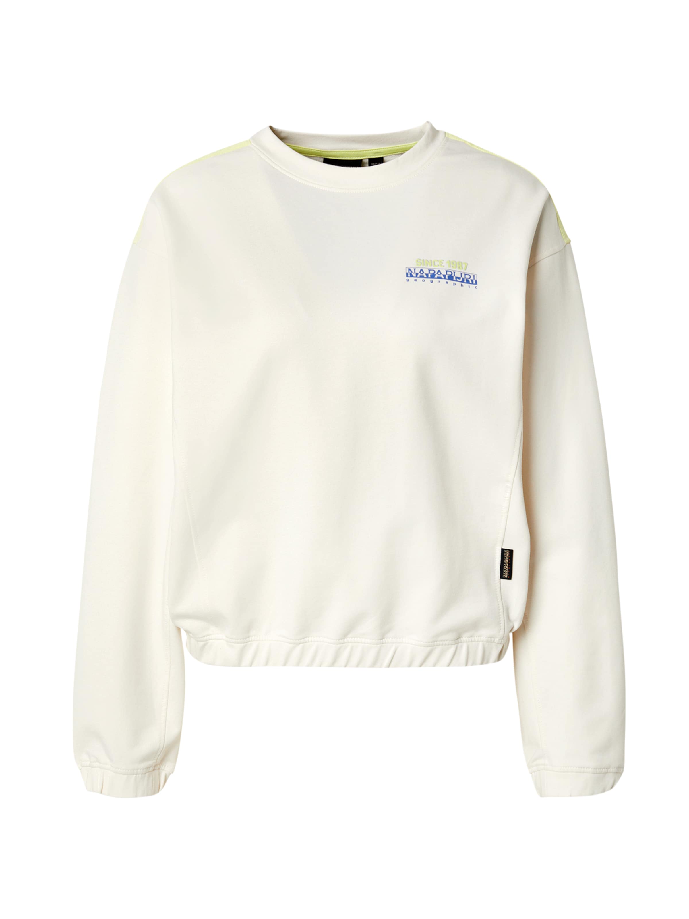 NAPAPIJRI Sweatshirt 'KEITH' in White: front