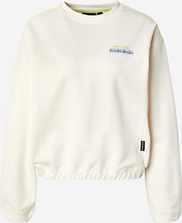 Sweat-shirt 'KEITH' NAPAPIJRI en blanc : devant
