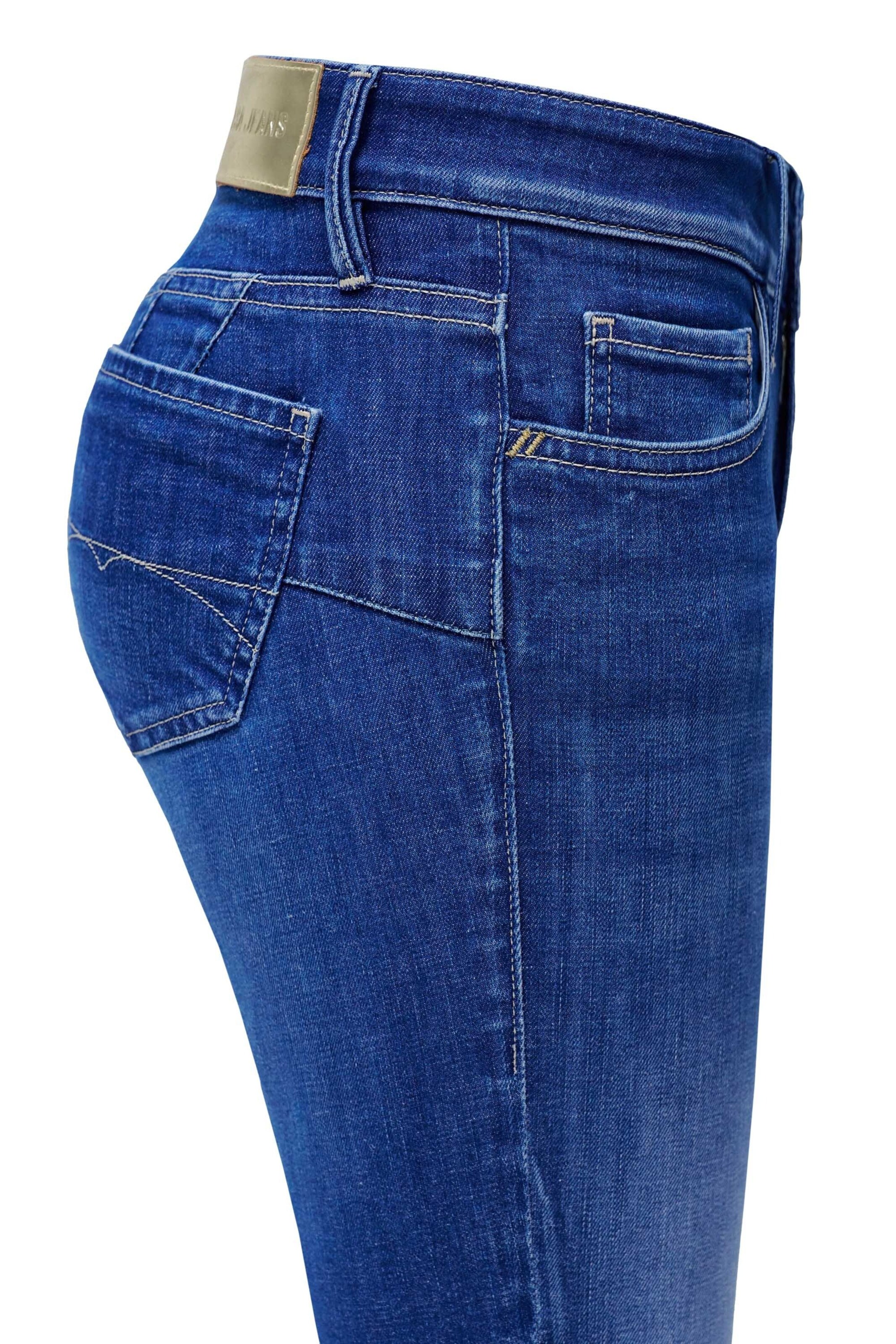 Skinny Jean 'Wonder' Salsa Jeans en bleu