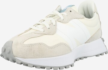 Sneaker bassa '327' di new balance in beige: frontale