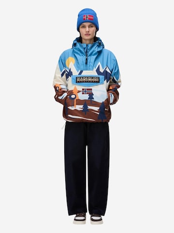 Cappotto di mezza stagione 'RF NEXT AOP 1 NP0A8AHX' di NAPAPIJRI in blu: frontale