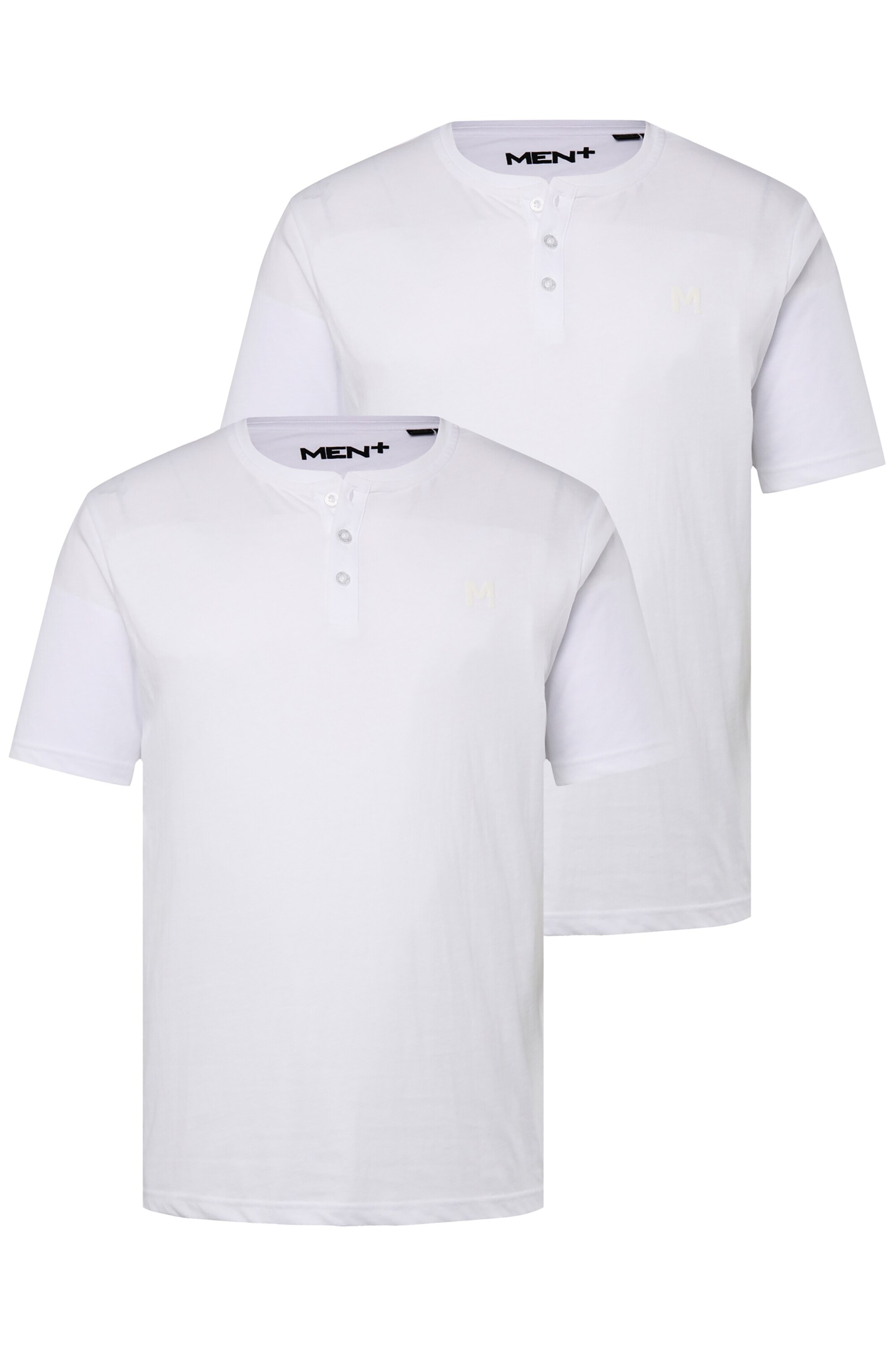 Men Plus Shirt in Weiß: Vorderseite