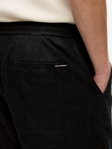 regular Pantaloni di Karl Lagerfeld in nero