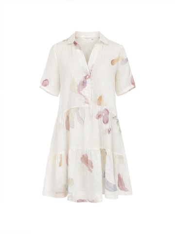 Haris Cotton Dress in Beige: front