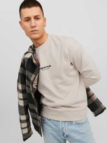 JACK & JONES - Sweatshirt 'Vesterbro' em bege