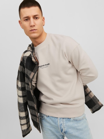 JACK & JONES Суичър 'Vesterbro' в бежово