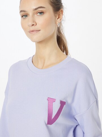 VILA - Sweatshirt 'PIA' em roxo