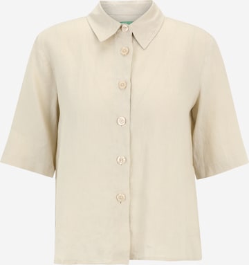 UNITED COLORS OF BENETTON Blouse in Beige: voorkant