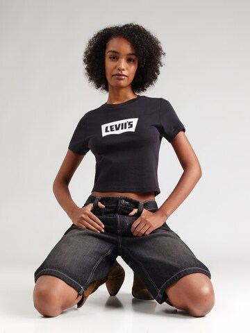 T-shirt 'Essential' LEVI'S ® en noir : devant