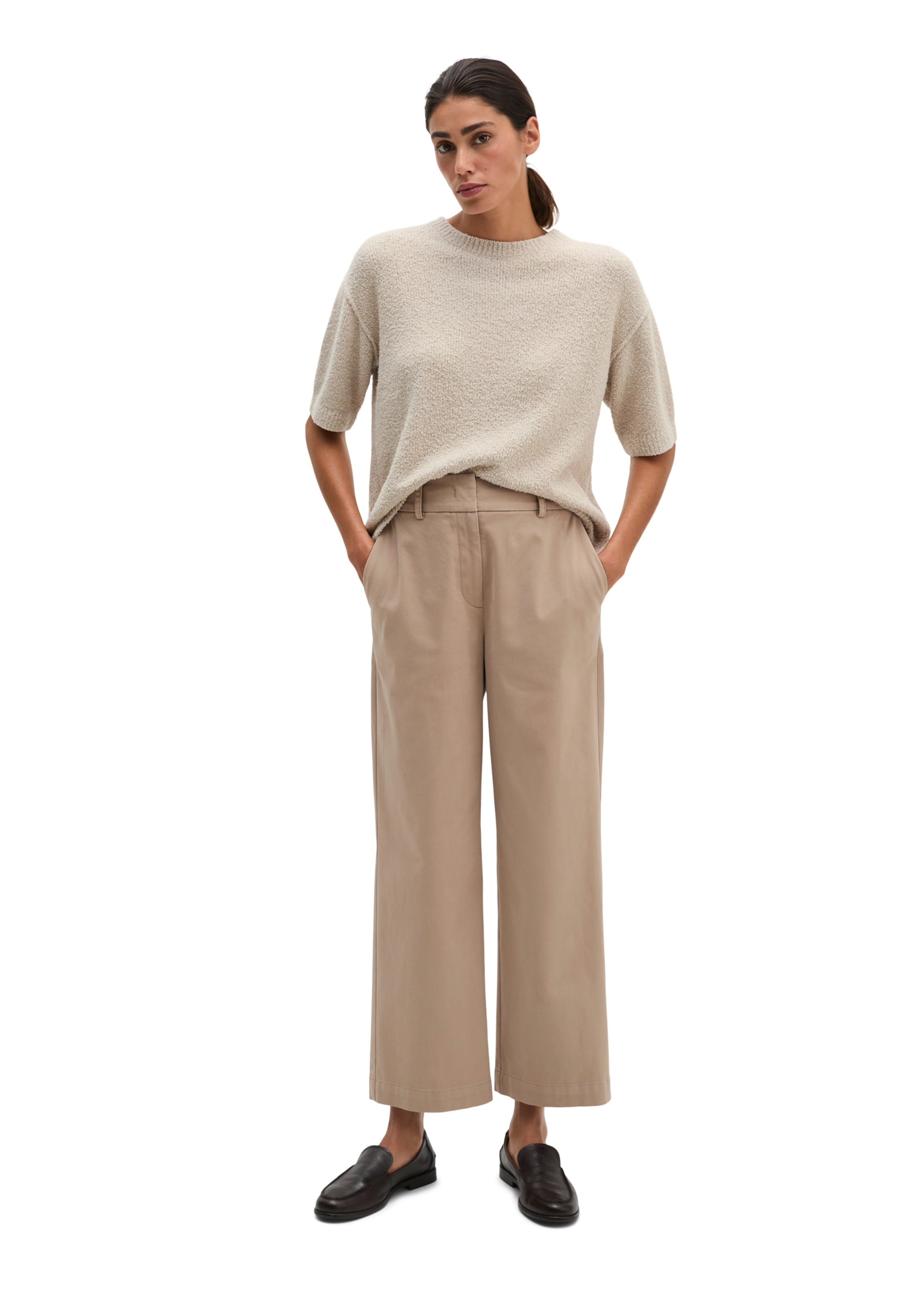 Marc O'Polo Regular Hose 'Mea' in Beige