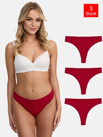 Tazzio String 'F933' in Rood: voorkant