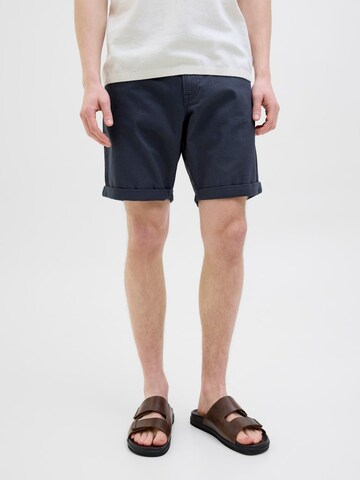JJ Rebel Regular Trousers 'JREBFIVERS' in Blue: front