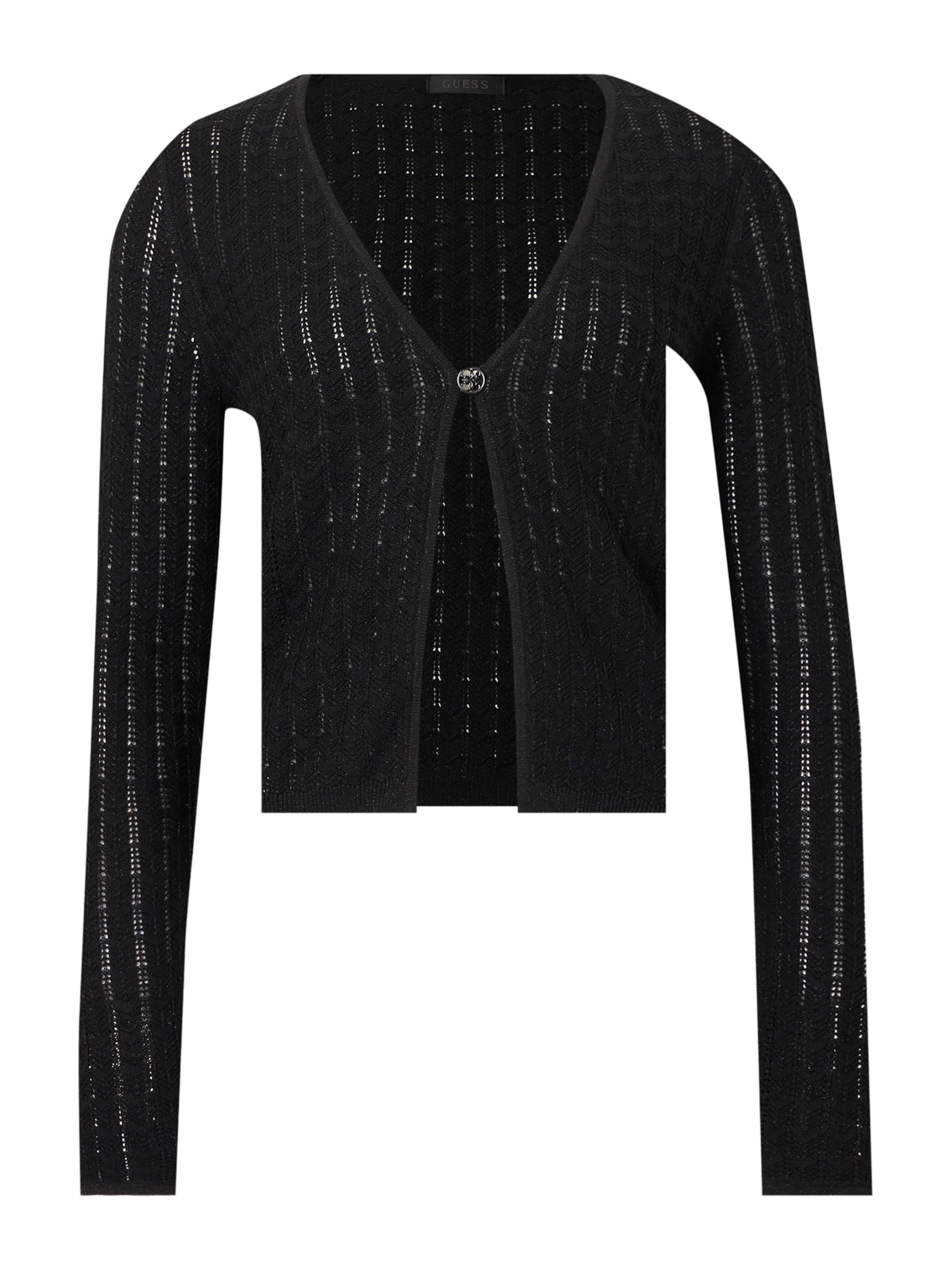 GUESS Плетена жилетка 'ROSALYN' в черно, Преглед на продукта