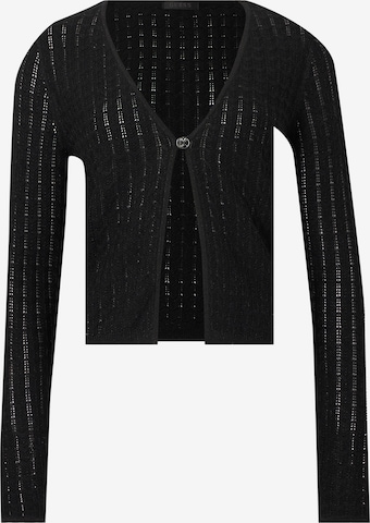 melns GUESS Adīta jaka 'ROSALYN': no priekšpuses