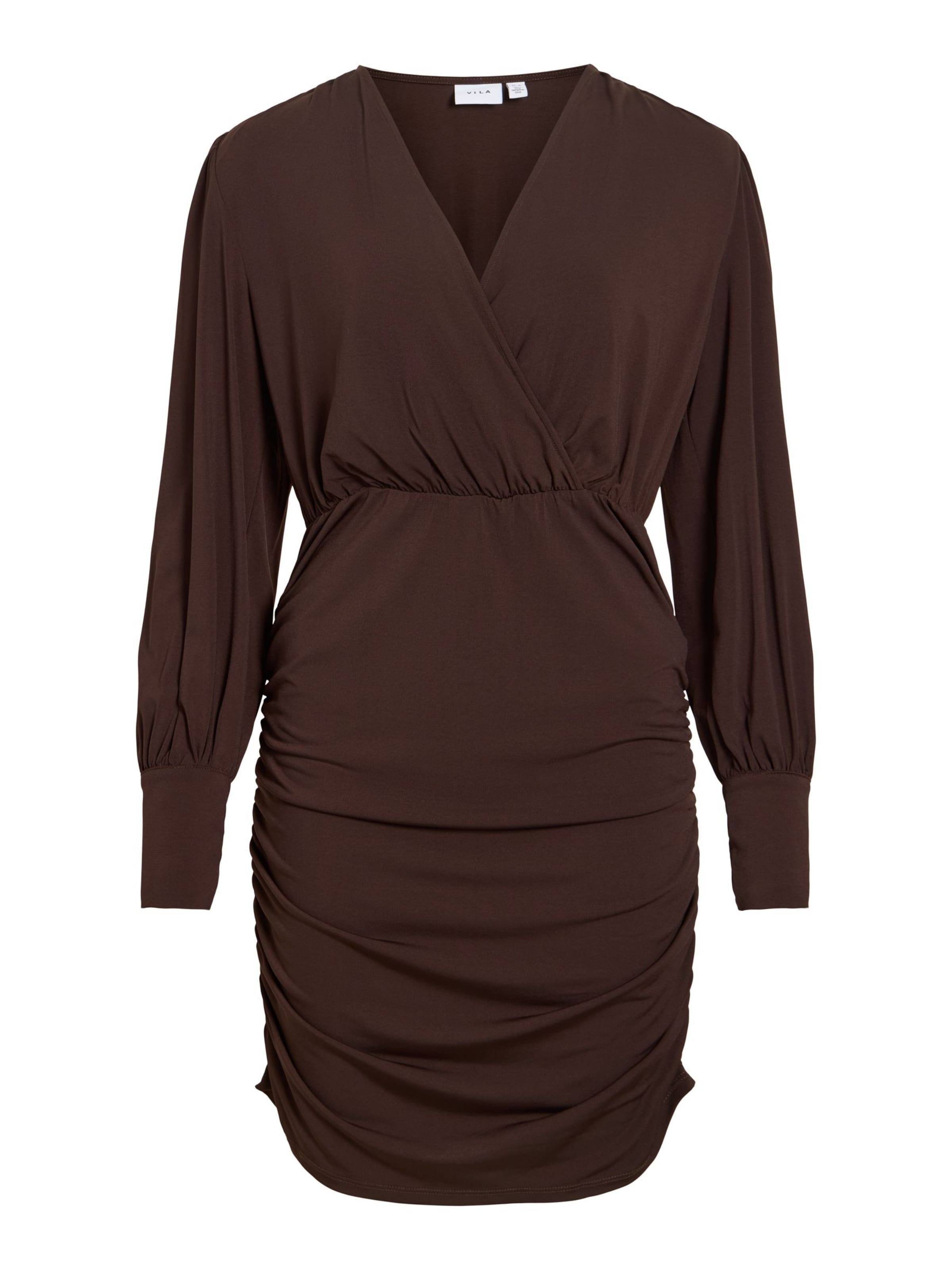 Robe 'LAILA' VILA en marron : devant