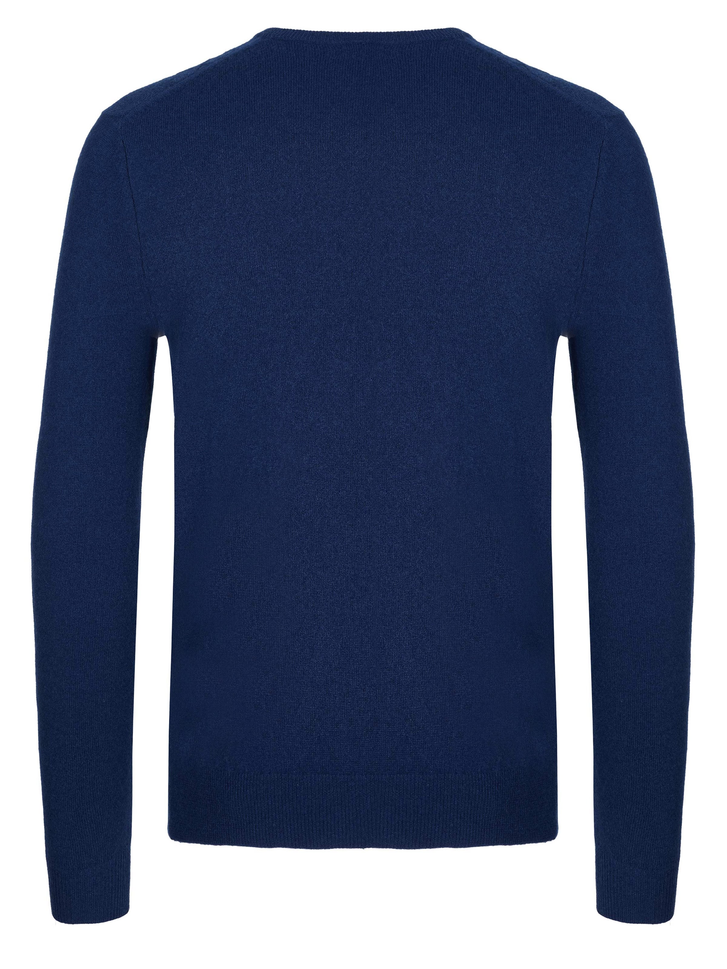 Malo Sweater 'Malo Optimum Kaschmir Pullover dunkelblau' in Blue