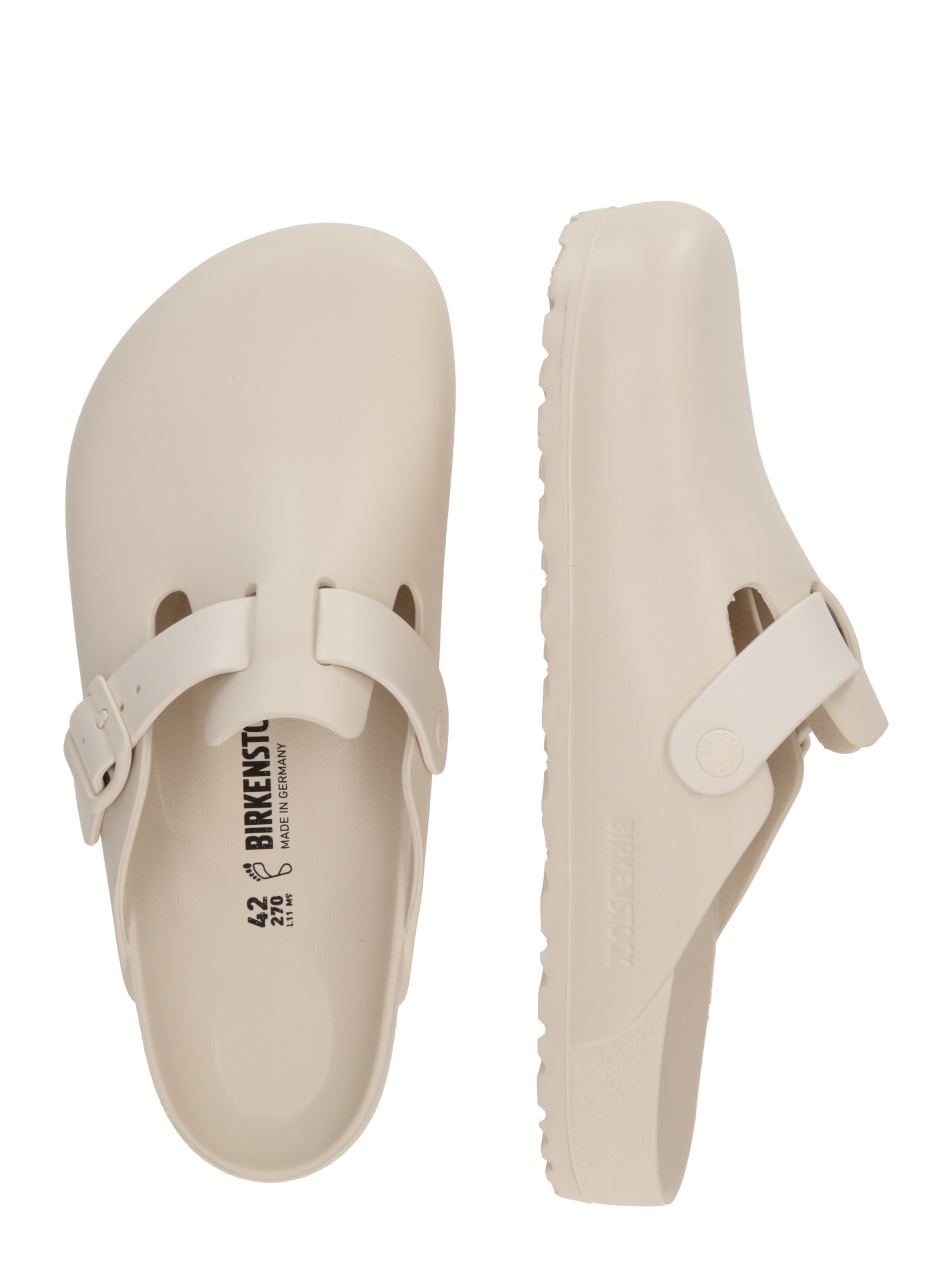 BIRKENSTOCK Šľapky 'Boston' - Biela