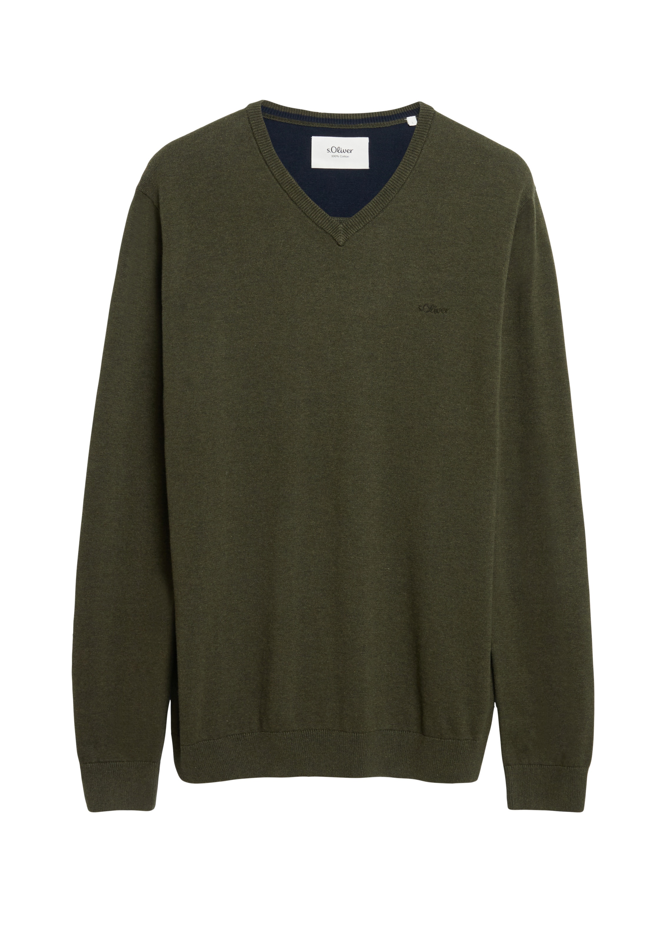 s.Oliver Pullover in Grün: Vorderseite
