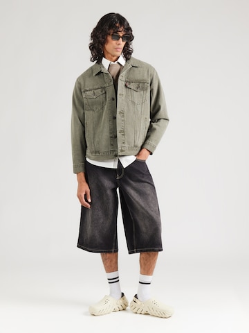 LEVI'S ® Tussenjas 'NEW RELAXED FIT TRUCKER' in Groen