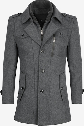Youthup Winter Coat in Grey: front