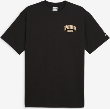 T-Shirt fonctionnel PUMA en noir : devant