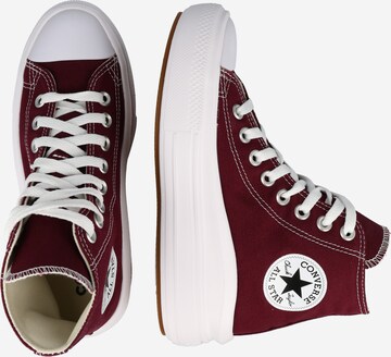 Sneaker alta di CONVERSE in rosso