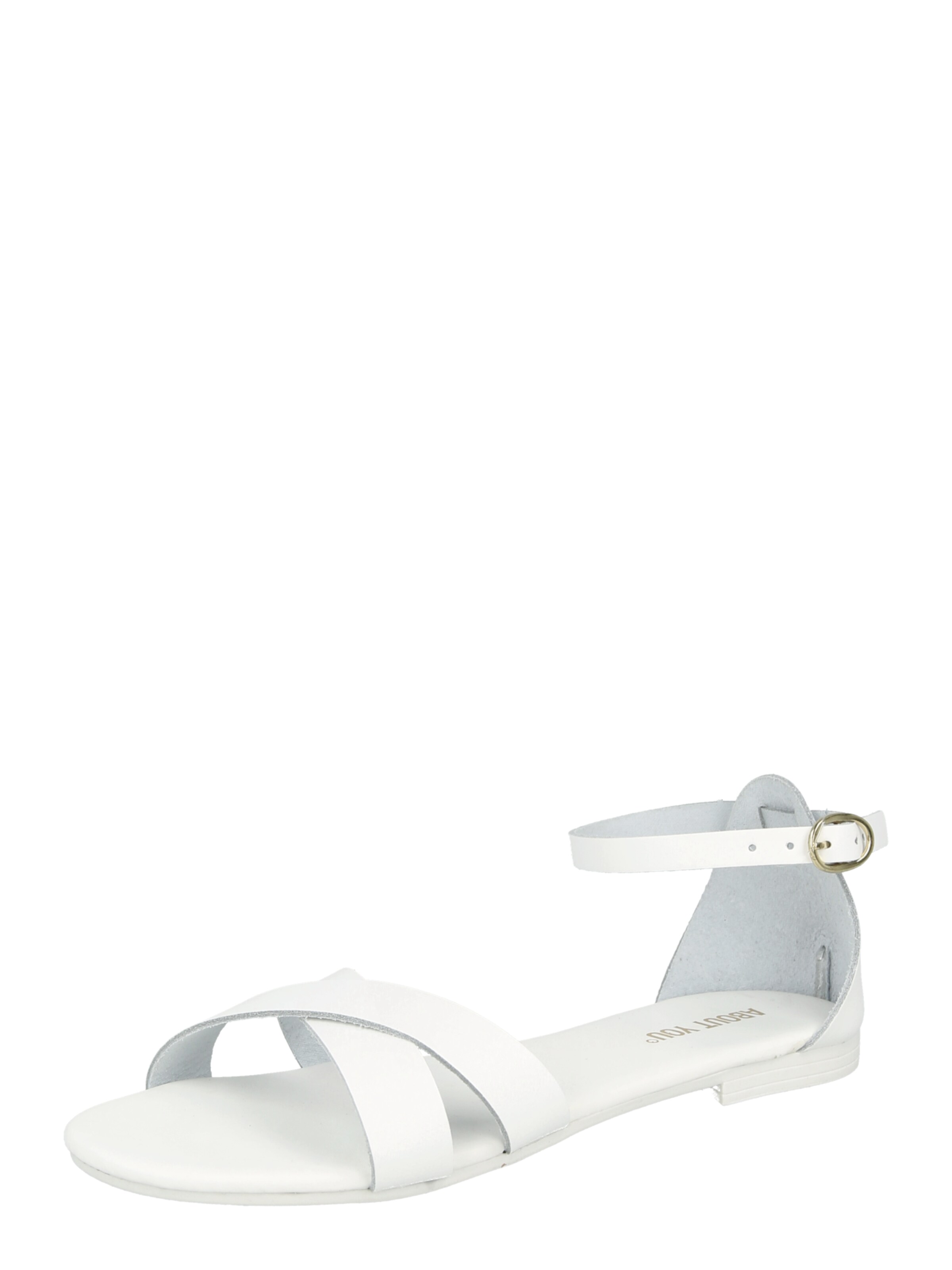 ABOUT YOU Szandálok 'Flora' - fehér: elől