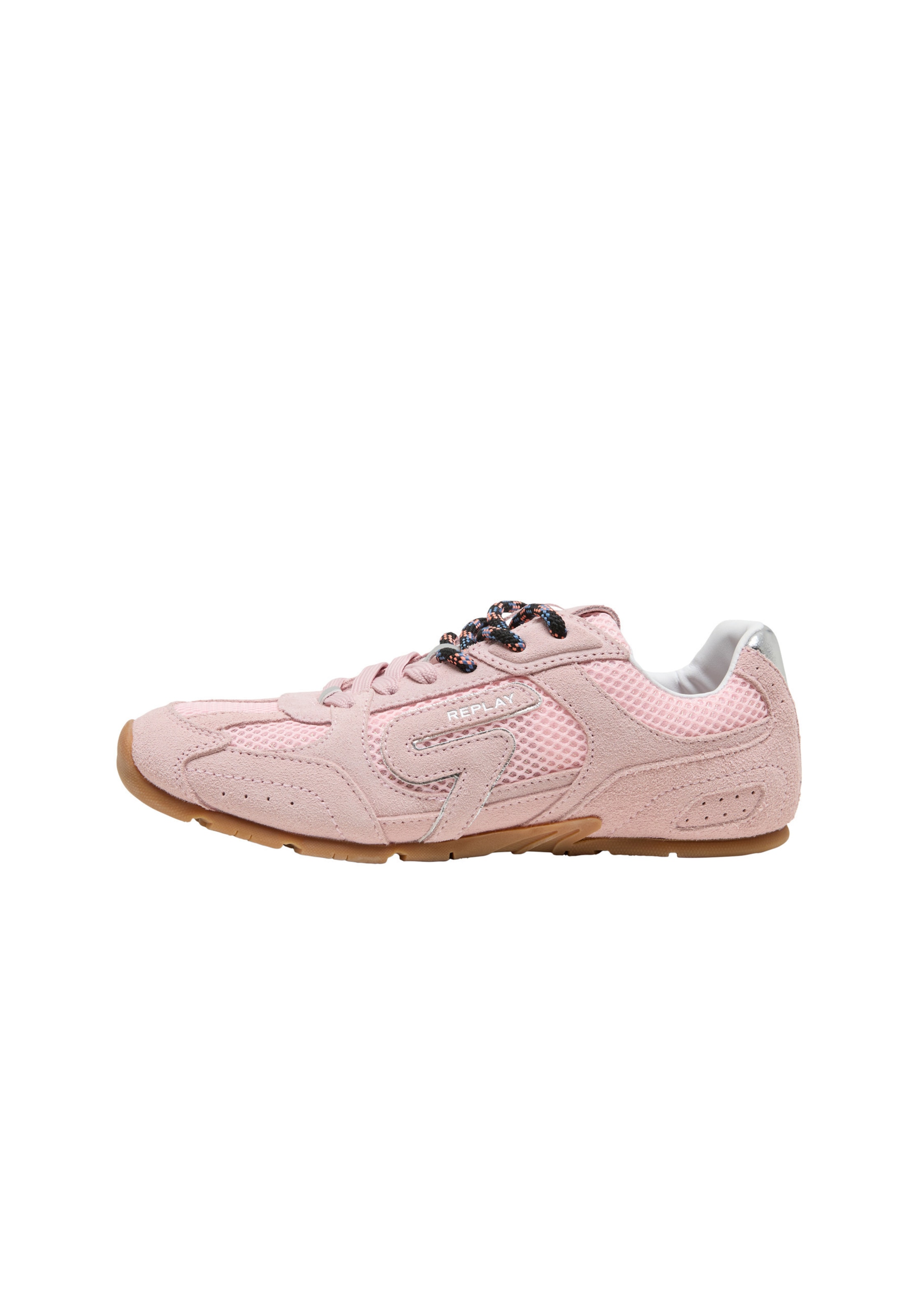 Baskets basses 'KANDIX' REPLAY en rose : devant