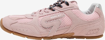 Baskets basses 'KANDIX' REPLAY en rose : devant