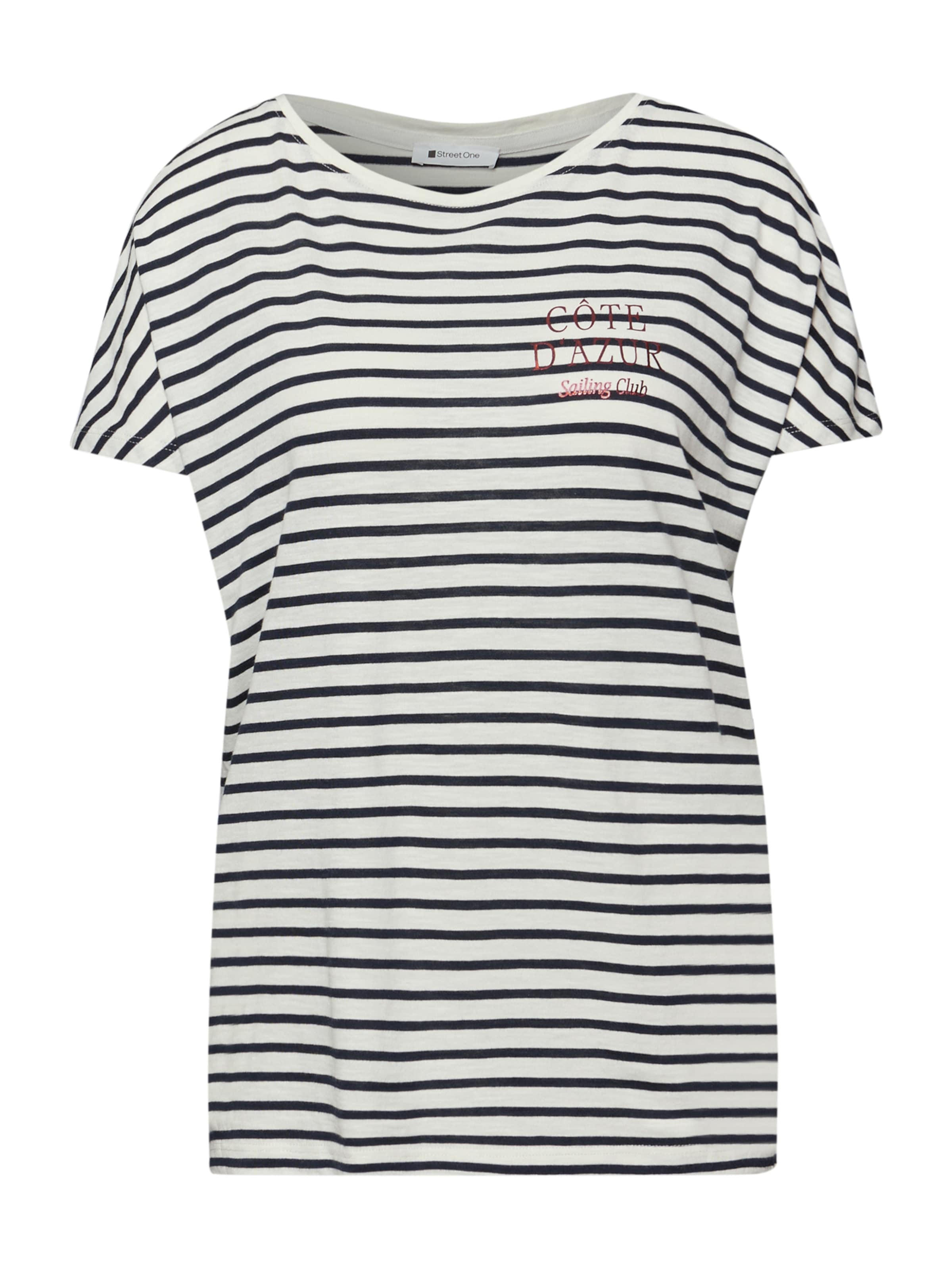 STREET ONE Тениска в бяло: отпред