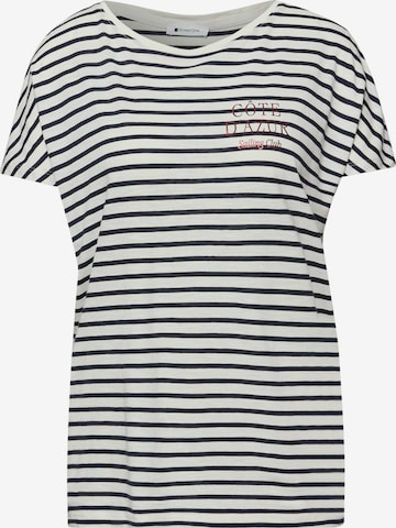 STREET ONE Тениска в бяло: отпред