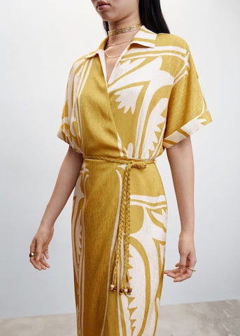 MANGO Dress 'Oliva' in Yellow